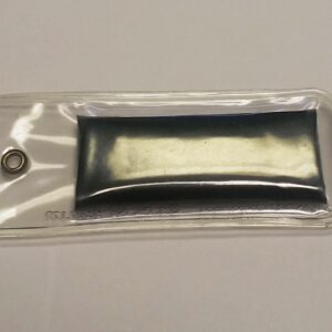 Label Clear Plastic Black 66K